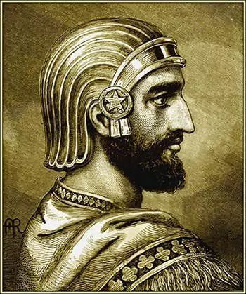 Artistic portrait of Cyrus the Great