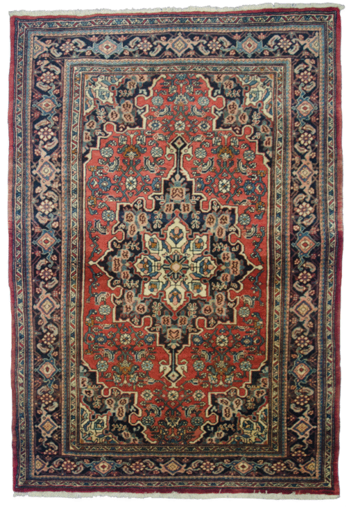 Vintage Bijar Rug 164x111cm