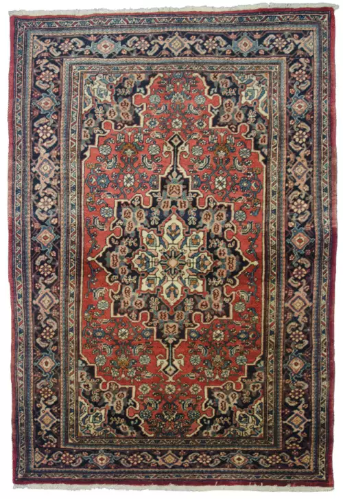 Vintage Bijar Rug 164x111cm