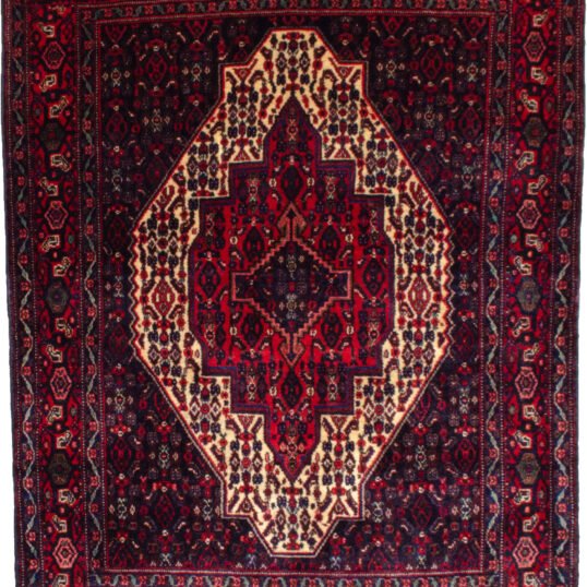 alt="Antique Senneh rug with three medallion Herati design" alt="Fine Persian knot Senneh carpet with traditional Kurdish pattern" alt="Classic antique Persian rug from Senneh with high-quality wool" alt="Collectible Senneh rug featuring Herati motif and medallions"