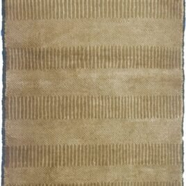 “Modern Persian Gabbeh rug in Baran rain design with cream hemp accents” “Eco-friendly handwoven Gabbeh carpet made from wool and hemp” “Contemporary Persian rug with symbolic rain motif and natural dyes” “Baran design Gabbeh rug with silky hemp highlights and earthy tones”