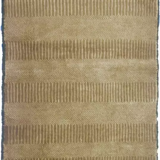 “Modern Persian Gabbeh rug in Baran rain design with cream hemp accents” “Eco-friendly handwoven Gabbeh carpet made from wool and hemp” “Contemporary Persian rug with symbolic rain motif and natural dyes” “Baran design Gabbeh rug with silky hemp highlights and earthy tones”
