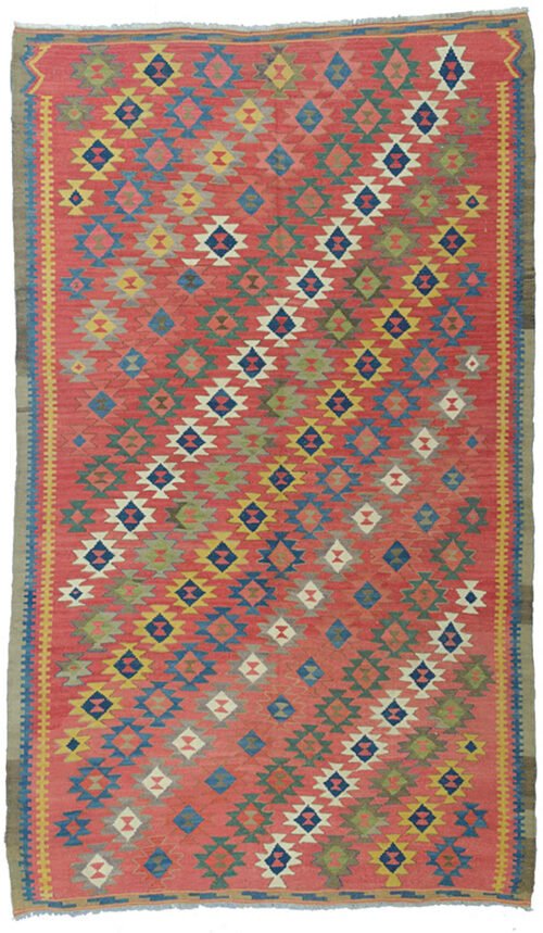 Vintage Qashqai Kilim 247x150cm