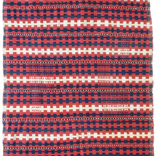 Antique Uzbek flatweave, Uzbek kilim, Tribal rug, Central Asian textile, Vintage flatweave, Double weave kilim, Comb motif rug, Red and blue rug, Collectible textile, Decorative tribal rug, Nomadic weaving, Naturally dyed rug, Handwoven rug, Ethnic textile, Rare tribal carpet