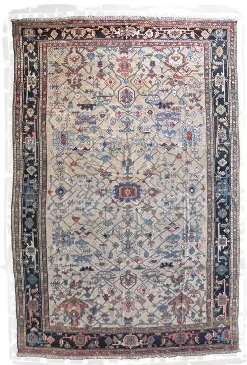 Hand-Knotted Antique Serapi Carpet 1895s 567 x 345cm (18.6 x 11.3ft)