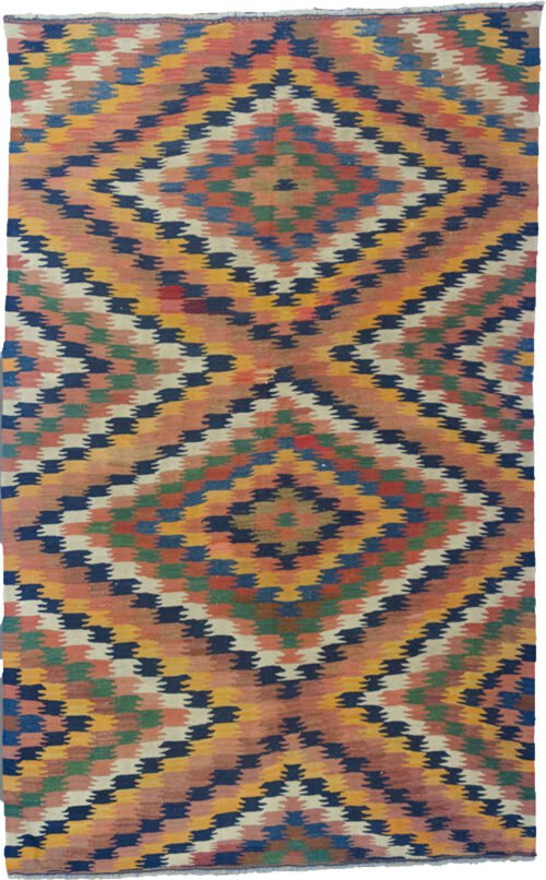 Antique Varamin Kilim Rug 230x140cm