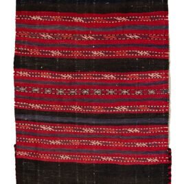 alt="Vintage Turkman tobreh bag with S and star motifs from Northeast Iran" alt="Tribal Turkman bag with blue-grey guard bands and cream back" alt="Handwoven Persian Tobreh bag with traditional tribal designs" alt="Turkman wool bag with intact locks and natural dyes"