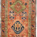 alt="Hand-knotted Heriz rug with stylised dog and floral motifs" alt="Antique-finish Heriz rug made from handspun wool and natural dyes" alt="Village-style Heriz carpet with traditional motifs and modern craftsmanship" alt="New Heriz production rug with vintage aesthetic and natural fibres"