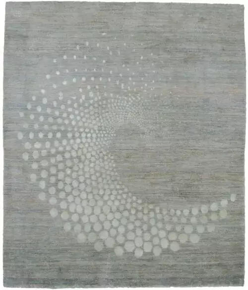 alt="Sfera Geometria rug with abstract algebraic design in silk and wool" alt="Modern Persian rug with fine weave and natural dyes" alt="Contemporary silk blend rug with geometric Sfera pattern" alt="Luxury handwoven rug with Persian wool and silk from Iran"