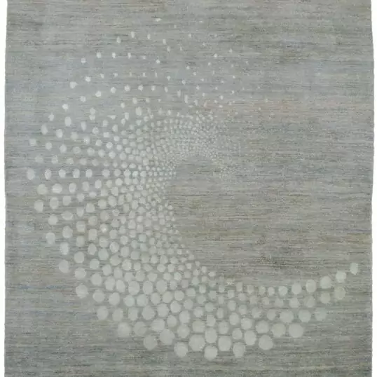 alt="Sfera Geometria rug with abstract algebraic design in silk and wool" alt="Modern Persian rug with fine weave and natural dyes" alt="Contemporary silk blend rug with geometric Sfera pattern" alt="Luxury handwoven rug with Persian wool and silk from Iran"