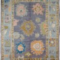 alt="Ushak rug with Harchang design and purple field" alt="Turkish Ushak carpet with duck egg blue border and antique finish" alt="Handwoven Ushak rug with all-over pattern in natural dyes" alt="Customisable Ushak rug with authentic weave and rich colour palette"
