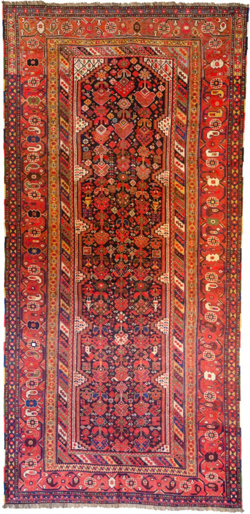 Antique Khamseh Carpet 353x180cm
