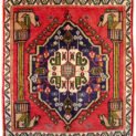 alt="Qashqai rug with Persepolis pillar and Hashtgol medallion" alt="Tribal Persian rug with horse head pillar design and paisley motif" alt="Handwoven Qashqai rug with eight-flower Hashtgol medallion" alt="Torki weave Persian rug with traditional tribal design"