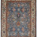 alt="Sultanabad-style rug with light blue field and cream border" alt="Persian production carpet with boteh and samovar motifs" alt="Antique-finish rug inspired by a Christie’s-sold original" alt="Decorative Persian rug with islimi and floral elements"