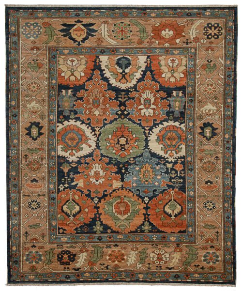 serapi-heriz-rug-blue-field.jpg handwoven-heriz-carpet-natural-dyes.jpg floral-serapi-rug-antique-finish.jpg traditional-persian-rug-serapi-style.jpg vintage-look-serapi-heriz-carpet.jpg