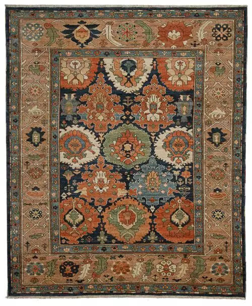 serapi-heriz-rug-blue-field.jpg handwoven-heriz-carpet-natural-dyes.jpg floral-serapi-rug-antique-finish.jpg traditional-persian-rug-serapi-style.jpg vintage-look-serapi-heriz-carpet.jpg