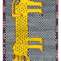 alt="Gabbeh rug with leopard motif on chequered background" alt="Handwoven Persian Gabbeh rug with animal design and fine wool" alt="Charming leopard Gabbeh rug with natural dye colours" alt="Collector’s Gabbeh rug with whimsical design and traditional craftsmanship"