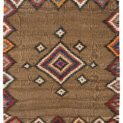 alt="Antique Varamin kilim with camel ground and multicoloured medallion" alt="Persian tribal kilim with handspun wool and natural dyes" alt="Varamin kilim featuring wave-like abrushes and floral end designs" alt="Collector-quality Varamin kilim with geometric medallion and camel field"
