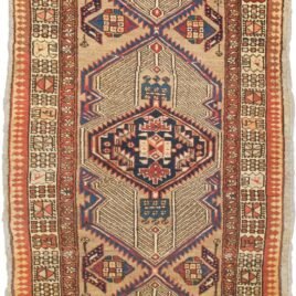 vintage-sarab-runner-neutral.jpg decorative-persian-runner-sarab.jpg handwoven-sarab-rug-northwest-iran.jpg tribal-vintage-sarab-runner.jpg neutral-palette-persian-runner.jpg