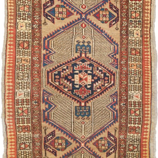 vintage-sarab-runner-neutral.jpg decorative-persian-runner-sarab.jpg handwoven-sarab-rug-northwest-iran.jpg tribal-vintage-sarab-runner.jpg neutral-palette-persian-runner.jpg