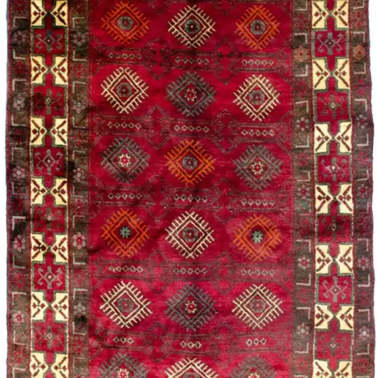 vintage-baluch-carpet-maroon-flower-lozenges.jpg baluch-rug-cream-border-handwoven.jpg northeast-iran-tribal-carpet.jpg full-pile-village-weaving-baluch.jpg decorative-persian-baluch-rug.jpg