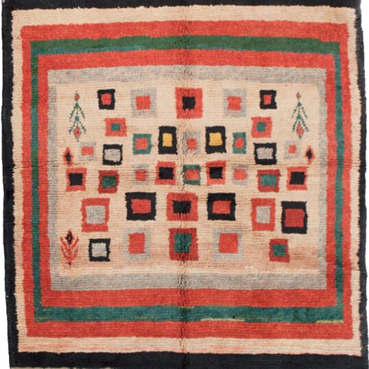 bakhtiari-gabbeh-rug-playful-motifs.jpg natural-dye-persian-gabbeh-rug.jpg rare-handwoven-bakhtiari-gabbeh.jpg striped-kilim-finished-gabbeh.jpg