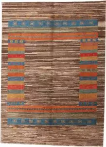 persian-gabbeh-rug-grey-brown-goats.jpg handwoven-gabbeh-rug-natural-wool.jpg tribal-gabbeh-goat-design-rug.jpg eco-friendly-persian-gabbeh-carpet.jpg