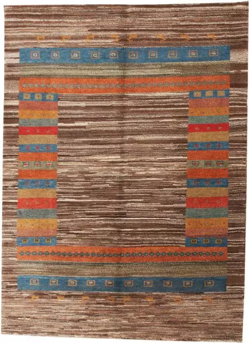 persian-gabbeh-rug-grey-brown-goats.jpg handwoven-gabbeh-rug-natural-wool.jpg tribal-gabbeh-goat-design-rug.jpg eco-friendly-persian-gabbeh-carpet.jpg
