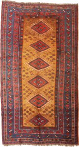 vintage-qashqai-rug-yellow-field-rose-medallions.jpg qashqai-persian-rug-sky-blue-border.jpg handspun-wool-natural-dye-qashqai-rug.jpg tribal-persian-rug-vibrant-colours.jpg