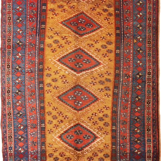 vintage-qashqai-rug-yellow-field-rose-medallions.jpg qashqai-persian-rug-sky-blue-border.jpg handspun-wool-natural-dye-qashqai-rug.jpg tribal-persian-rug-vibrant-colours.jpg