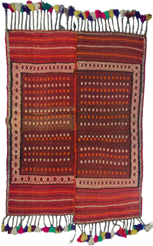 Vintage Qashqai Shiraki Kilim Rug 225x166cm