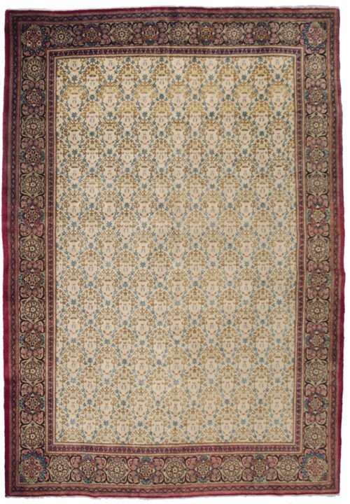Vintage Kashan Carpet 306x214cm