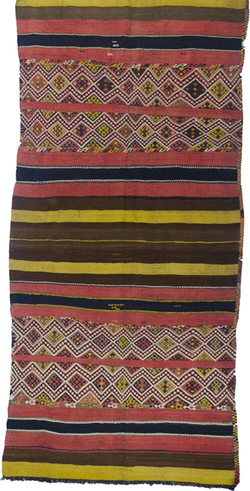 Antique Kordi Kilim Carpet 305x139cm