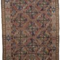 alt="Antique Qoochan rug with cream and yellow borders" alt="Decorative Persian rug with rich field colours and expert repairs" alt="Well-preserved Qoochan rug with harmonious colour palette" alt="Vintage handmade rug from Quchan with cream and yellow border accents"