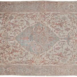 antique rug patina example