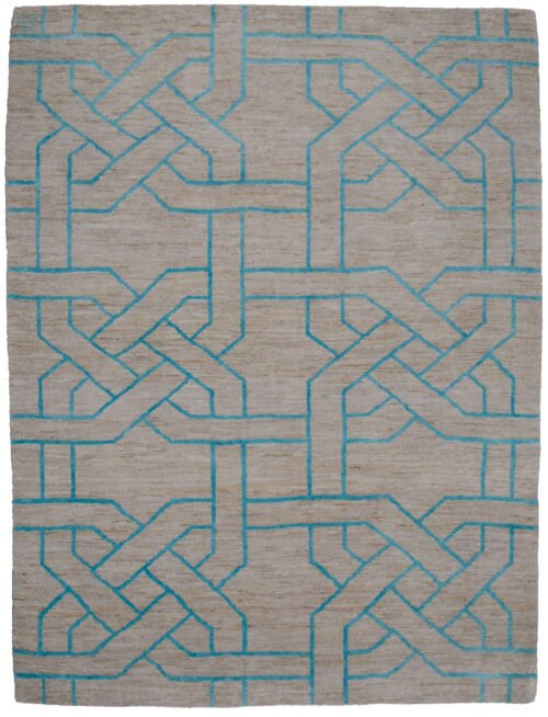 alt="Reticolo rug from Geometria collection with fine silk and wool weave" alt="Luxury Persian geometric rug in wool and silk with natural dyes" alt="Handwoven Reticolo carpet with refined pattern and elegant sheen" alt="Modern geometric Persian rug with silk highlights and fine detail"