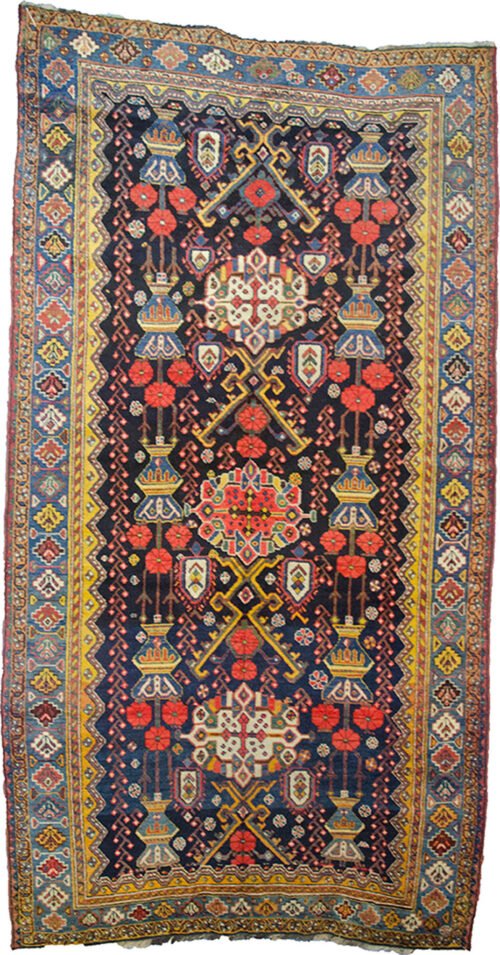 Antique Bakhtiar Rug 300x158cm