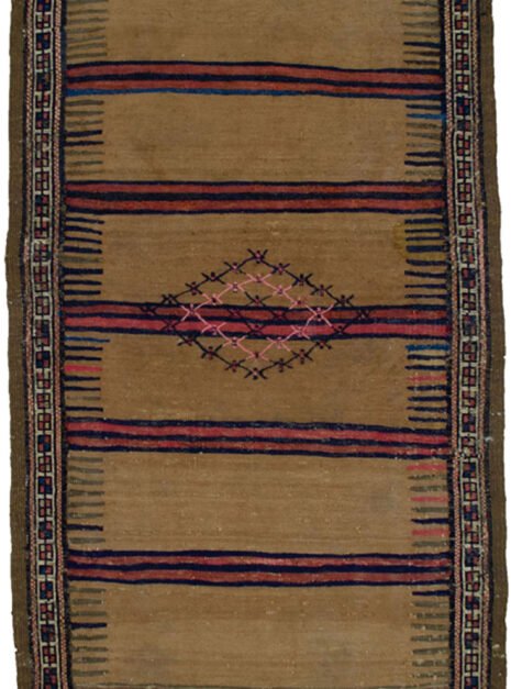 alt="Antique Quchan kilim with star motifs and camel ground from Northeast Iran" alt="Vintage Kurdish kilim with red and blue bands and cream square border" alt="Tribal Quchan flatweave kilim with lozenge and star designs" alt="Collectible Kurdish kilim with rare motifs and decorative field"