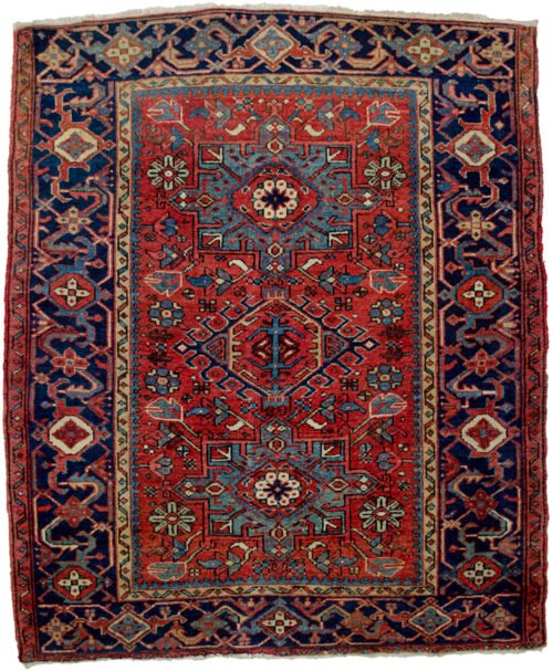 Antique Karaja Rug 134x102cm