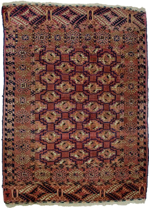 Antique Turkman Rug 131x96cm