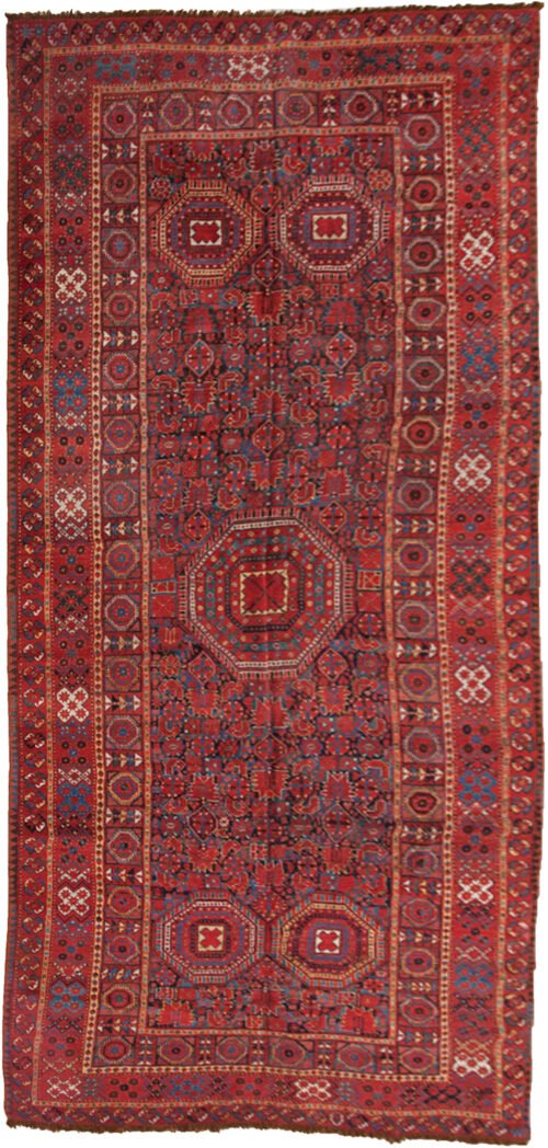 ANTIQUE BESHIR CARPET 393X179CM