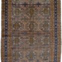 alt="Old Qoochan carpet with pinkish grey ground and elephant foot motifs" alt="Persian Qoochan rug with yellow guard border and navy frame" alt="Rare Qoochan tribal carpet with geometric design and soft wool" alt="Handwoven Qoochan rug with decorative elephant foot pattern"