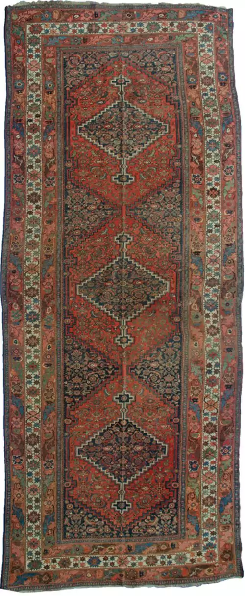 Antique Bijar Carpet 570x236cm