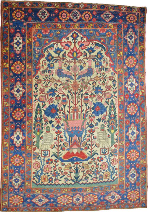 Antique Bakhtiar Rug 195x135cm