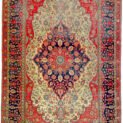 alt="Antique Mohtasham Kashan rug with jewel-toned colours and fine weave" alt="Persian Kashan carpet with velvety wool and natural dyes" alt="Mohtasham Kashan rug with even wear and historic charm" alt="Fine Persian carpet with classical design and reduced end"