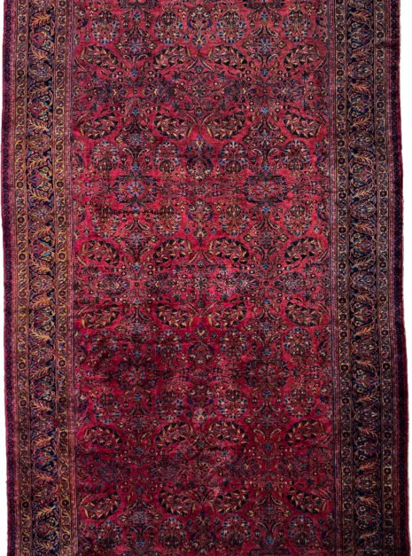 M373-Lillihan-670x410cmr.jpg alt="Large Lilihan carpet with deep red field and blue floral border" alt="Rare oversized Persian rug with all-over bush design" alt="Naturally dyed Lilihan rug with soft wool and excellent pile" alt="Traditional Persian carpet in red and blue with floral motifs"