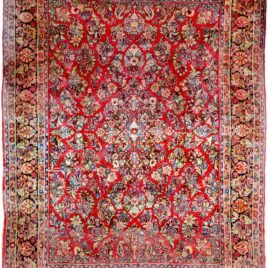 alt="Saruk Mohajeran carpet with all-over floral bouquet design" alt="Thick pile Persian rug with shiny wool and floral detail" alt="High-quality Saruk carpet from Mohajeran with dense weave" alt="Traditional Persian rug with soft wool and elegant bouquet pattern"
