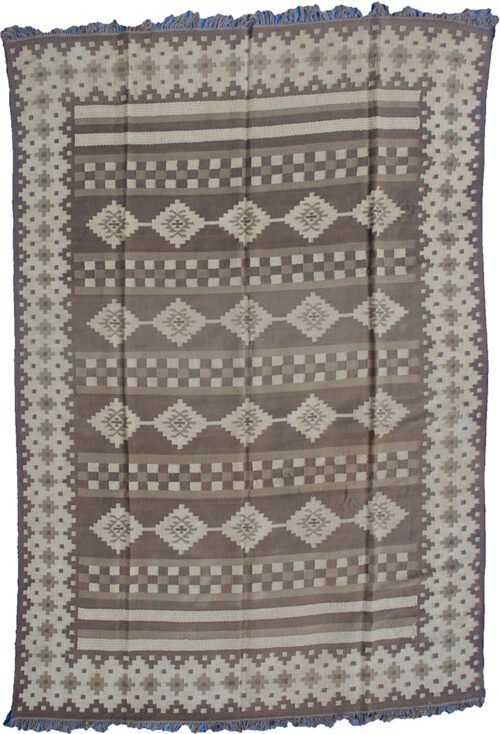 Vintage Afghan Kilim Carpet 409x304cm