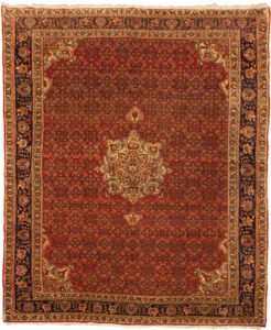 vintage-bijar-carpet-herati-design.jpg bijar-rug-with-blue-floral-border.jpg persian-bijar-carpet-herati-motif.jpg durable-high-density-persian-rug.jpg