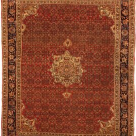 vintage-bijar-carpet-herati-design.jpg bijar-rug-with-blue-floral-border.jpg persian-bijar-carpet-herati-motif.jpg durable-high-density-persian-rug.jpg